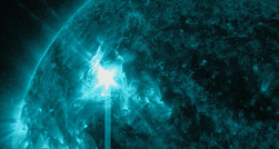 Ночью на Солнце произошёл крупный выброс плазмы в сторону Земли