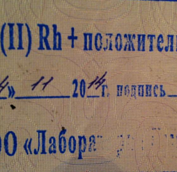 В российские паспорта могут начать вносить группу крови и резус-фактор