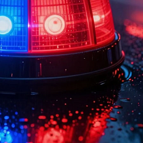 На Вознесенском шоссе автобус съехал в кювет и опрокинулся на бок