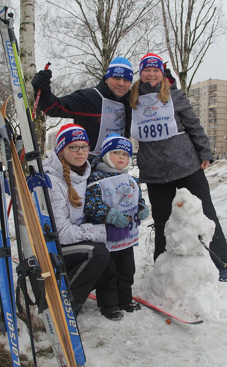 Колпинский этап «Лыжни России-2014»