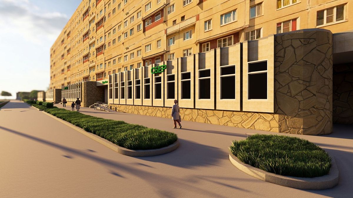 Зеленые островки безопасности на улице Ижорского батальона