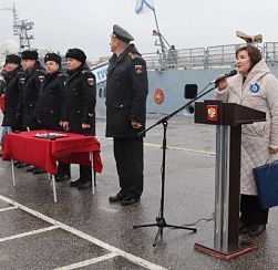 Экипаж подлодки «Колпино» вернулся из трудного боевого похода Экипаж подлодки «Колпино» вернулся из трудного боевого похода