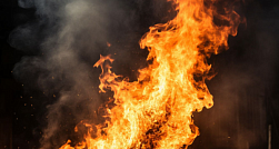 Погиб мужчина и пострадала женщина в пожаре на улице Веры Слуцкой