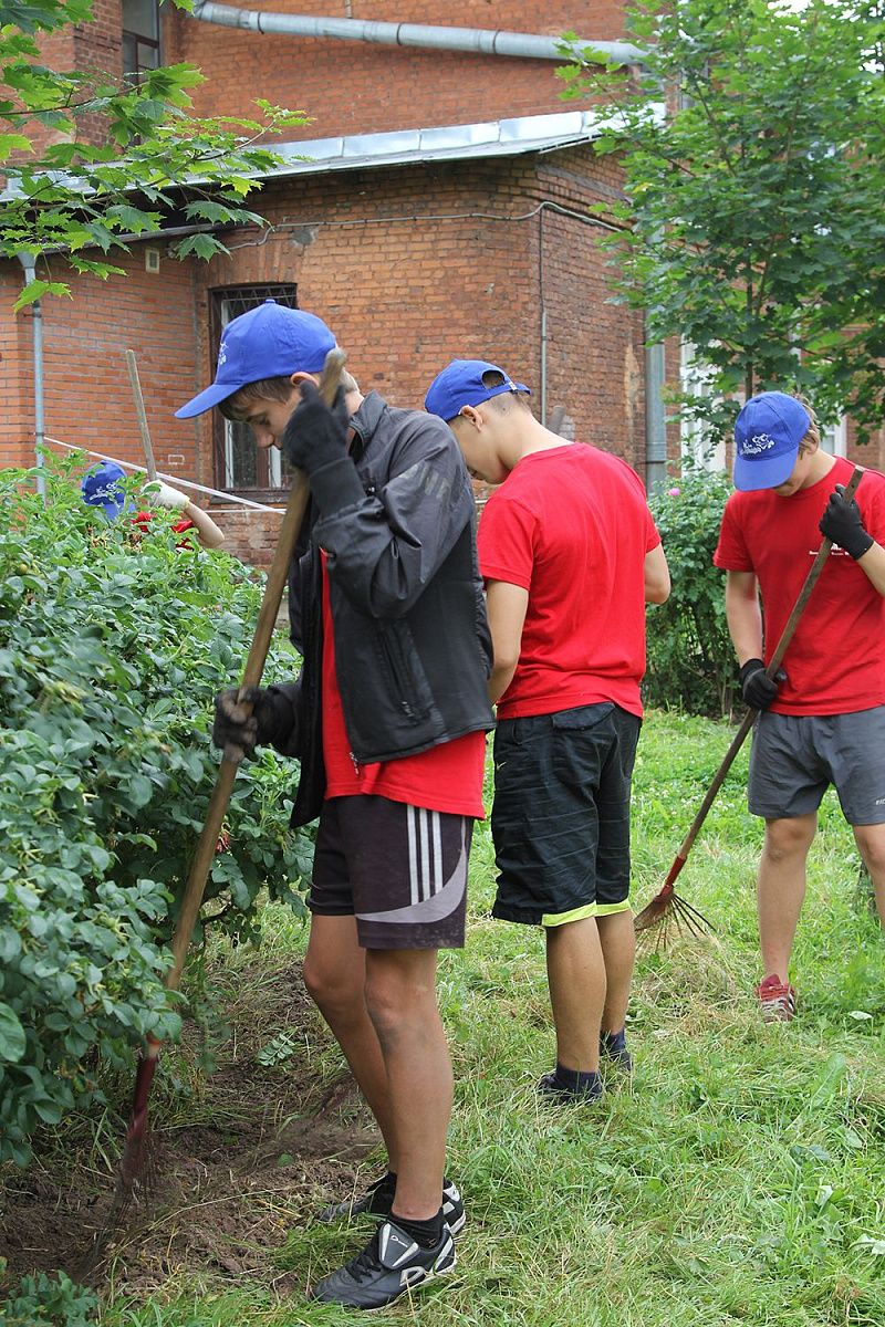 «Пчелки» убирают город