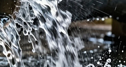 Трубу с холодной водой прорвало в Колпино