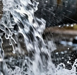 Трубу с холодной водой прорвало в Колпино