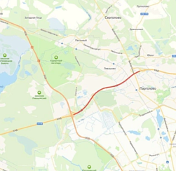 КАД сузили и замедлили между ЗСД и Выборгским шоссе