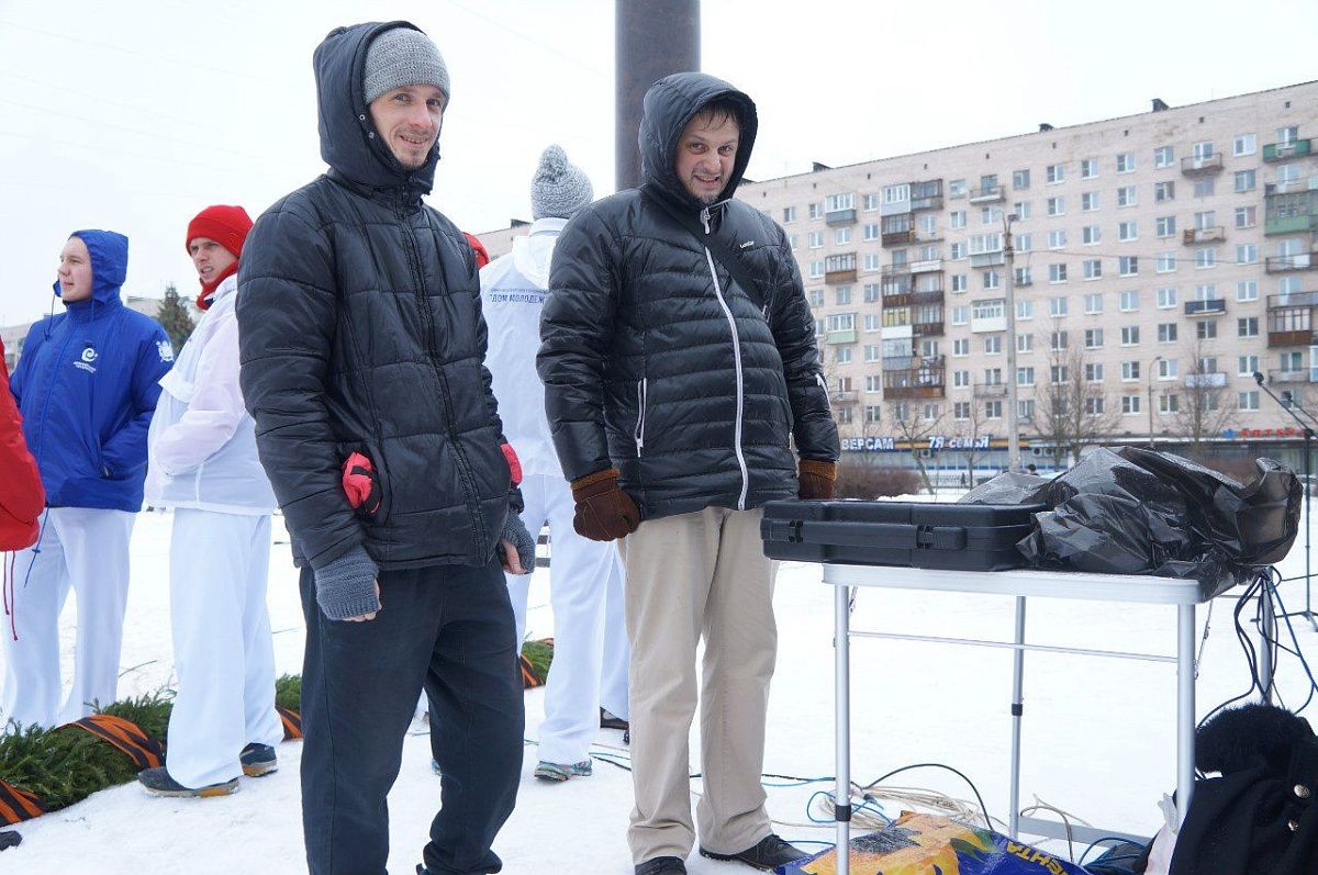 19 февраля в Колпинском районе прошла акция «Маршрут славы».