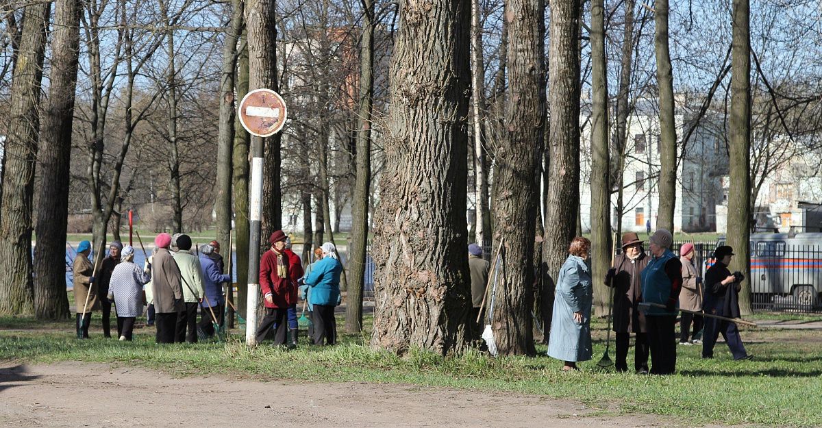Муниципалы на субботнике