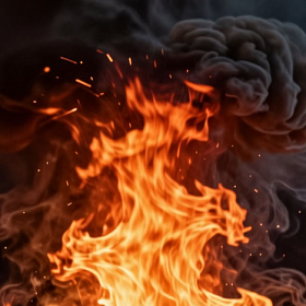 В Колпинском районе сгорел заброшенный дом