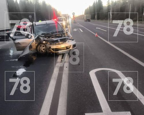 Два человека пострадали в ДТП на трассе М-10 «Россия» в Ленобласти