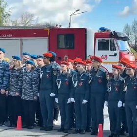 20 команд из школ Колпинского района отправились на IX слёт юных пожарных в лагерь «Заря»