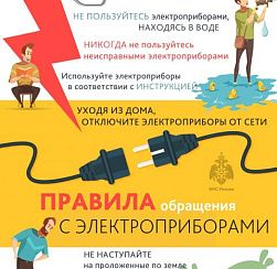 Правила пожарной безопасности при использовании электроприборов Правила пожарной безопасности при использовании электроприборов