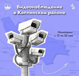Система видеонаблюдения в Колпинском районе развивается активно