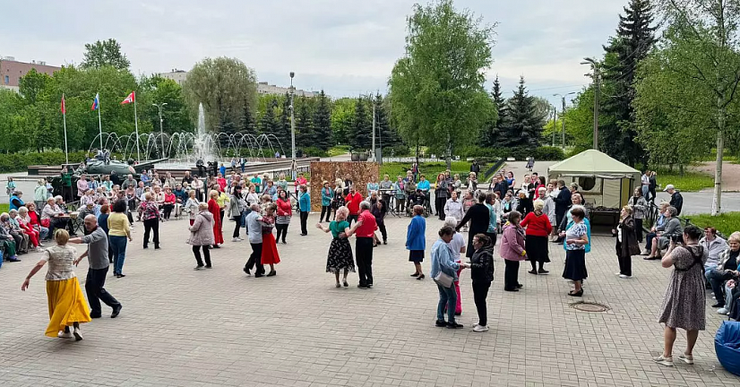 В Колпинском районе прошел танцевальный марафон