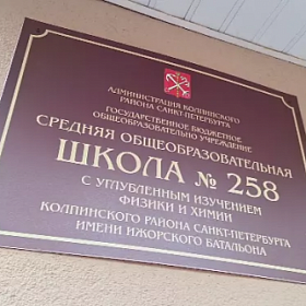 Школе №258 присвоили имя героев Ижорского батальона
