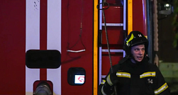 Поезд подожгли около железнодорожной станции Шушары