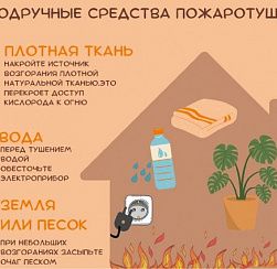 Общие правила поведения при пожаре 