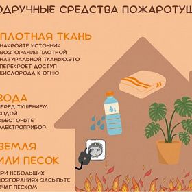 Общие правила поведения при пожаре 