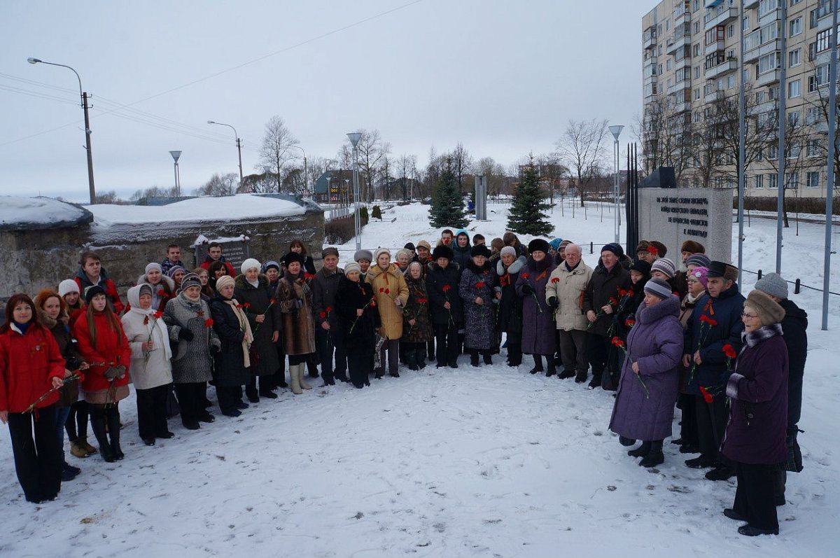 19 февраля в Колпинском районе прошла акция «Маршрут славы».