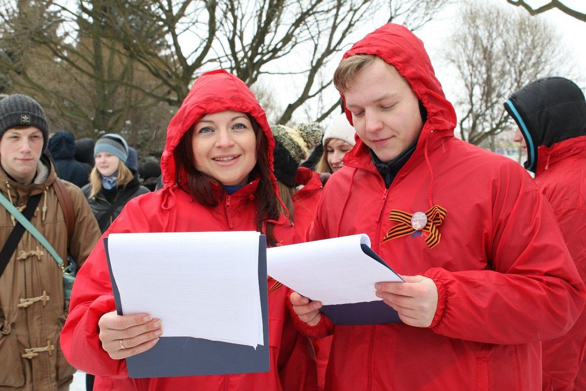 19 февраля в Колпинском районе прошла акция «Маршрут славы».