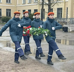 В Колпинском районе прошёл смотр-конкурс почётных караулов