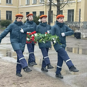 В Колпинском районе прошёл смотр-конкурс почётных караулов