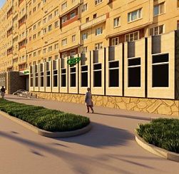 Зеленые островки безопасности на улице Ижорского батальона Зеленые островки безопасности на улице Ижорского батальона