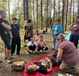 12 сентября в Колпинском районе стартовали учебно-тренировочные полевые сборы 
