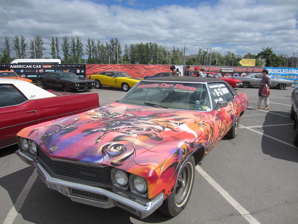 Muscle cars 2014 в Колпино (Видео, Фото)
