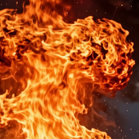 В Колпинском районе при пожаре погиб мужчина