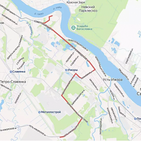 На улицах Колпинского района запретили парковку из-за перевозки крупного груза