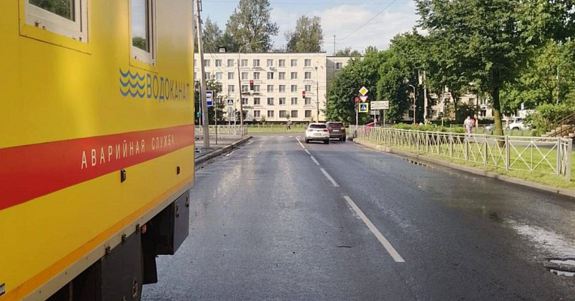В Колпинском районе почти месячная норма осадков выпала за 20 минут