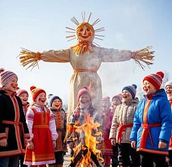 Россиянам напомнили о штрафах за сжигание чучел Масленицы не по правилам