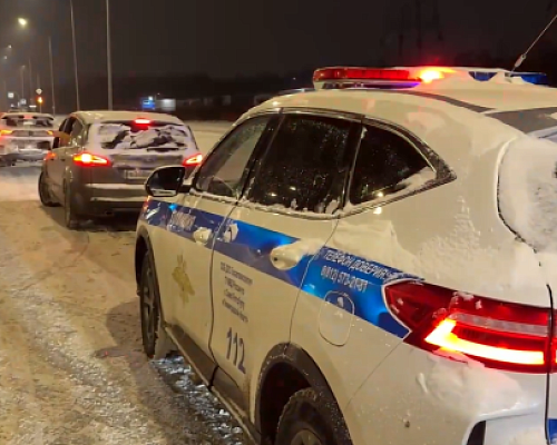 Полиция проводит рейд по пьяным водителям в Петербурге