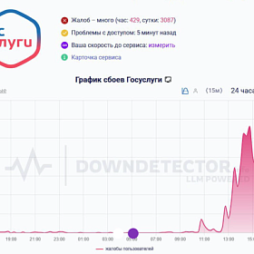 Россияне начали массово жаловаться на проблемы с доступом к «Госуслугам»