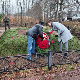 На мемориале «Ижорский таран» захоронили останки красноармейцев