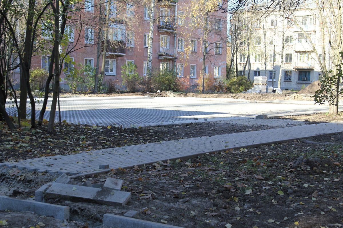 Благоустройство идет по графику