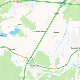 На Киевском шоссе введут реверс под Гатчиной