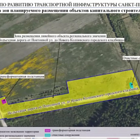 В Колпинском районе построят подъездную дорогу к кладбищу