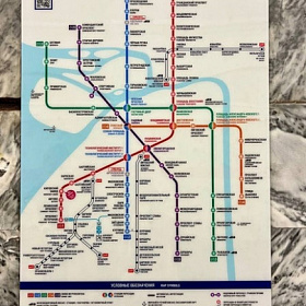 Новую схему метро Петербурга заметили на нескольких станциях