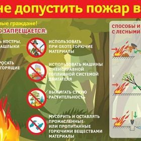 Весной и летом резко увеличивается вероятность возникновения пожаров .